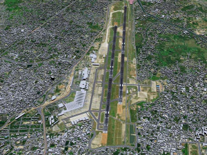 Netaji Subhash Chandra Bose International Airport Kolkata 10km 3D Model