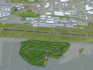 Nuremberg Airport 10km 3D 模型