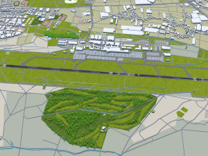 Nuremberg Airport 10km 3D 模型