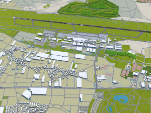 Nuremberg Airport 10km 3D 模型