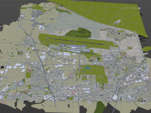 Nuremberg Airport 10km 3D 模型
