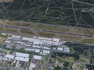 Nuremberg Airport 10km 3D 模型