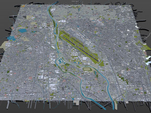 Osaka Airport 10km 3D Модель
