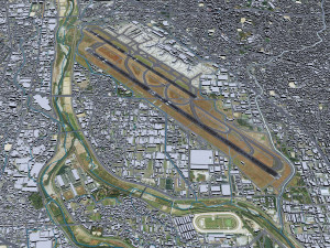 Osaka Airport 10km 3D Модель