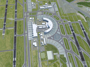 Sapporo New Chitose Airport 12km 3D Model