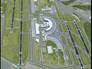 Sapporo New Chitose Airport 12km 3D Model