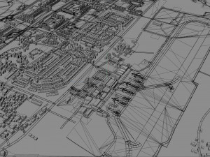 Sarajevo Airport 10km Modello 3D