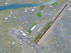 Sardar Vallabhbhai Patel International Airport Ahmedabad 10km 3D Model