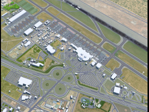 Sharjah Airport 10km 3D 모델
