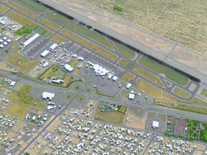 Sharjah Airport 10km 3D 모델