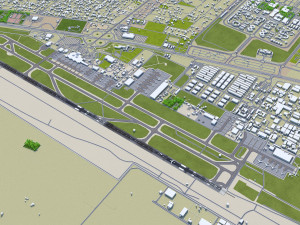 Sharjah Airport 10km 3D 모델