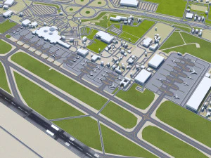 Аеропорт Шарджа 10 км 3D Модель