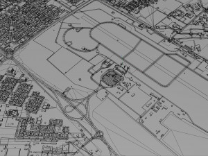 Tabuk Prince Sultan Bin Abdulaziz Airport 12km Modèle 3D
