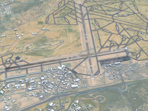 Taif Airport 12km Modèle 3D