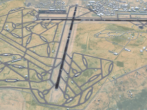 Taif Airport 12km Modèle 3D