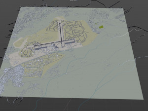Taif Airport 12km Modèle 3D
