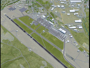 Tbilisi Airport 10km 3D Model