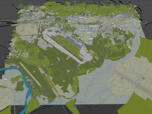 Tbilisi Airport 10km 3D Model