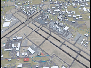 Tucson Airport 10km Modello 3D