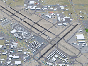 Tucson Airport 10km Modello 3D