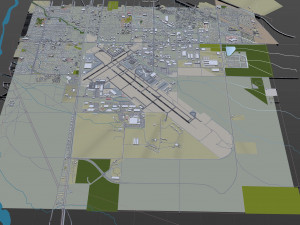 Tucson Airport 10km Modello 3D