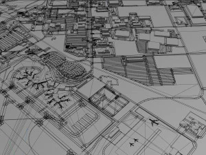 Tucson Airport 10km 3D Model