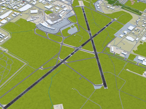 Winnipeg Airport 10km 3D 模型