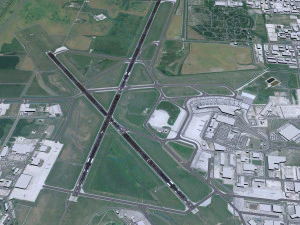 Winnipeg Airport 10km 3D Model