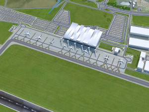 Wroclaw Airport 10km Modelo 3D