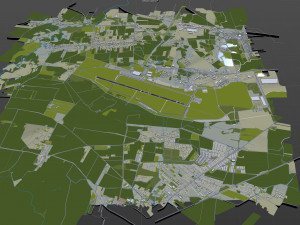Wroclaw Airport 10km Modelo 3D