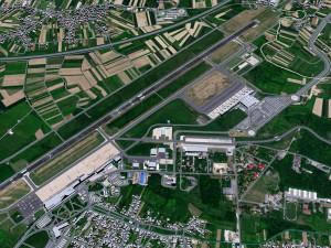 Zagreb Franjo Tudjman Airport 10km 3D-Modell