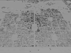 Adelaide Downtown city australia 8km 3D Model