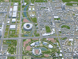 Beijing 2022 Winter Olympics 10km 3D Model