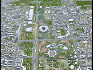 Beijing 2022 Winter Olympics 10km Model 3D