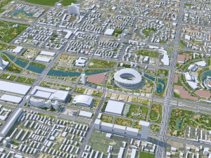 Beijing 2022 Winter Olympics 10km Model 3D