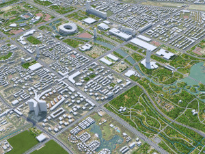 Beijing 2022 Winter Olympics 10km Model 3D