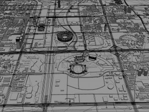 Beijing 2022 Winter Olympics 10km Model 3D