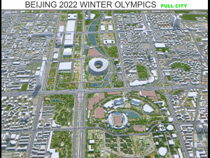 Beijing 2022 Winter Olympics 10km 3D Model