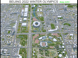 Olimpiadi invernali Pechino 2022 10 km Modello 3D