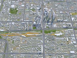 Beijing Central Business District 8km 3D Model