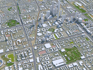 Beijing Central Business District 8km 3D Model