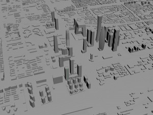 Beijing Central Business District 8km 3D Model
