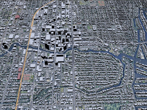 Fort Lauderdale downtown city Florida USA 6km Modelo 3D