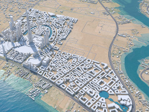 Jeddah Tower 10km Modèle 3D