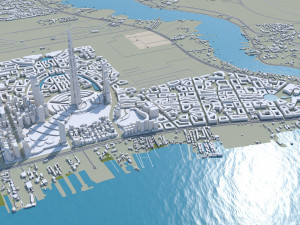 Jeddah Tower 10km 3D 模型