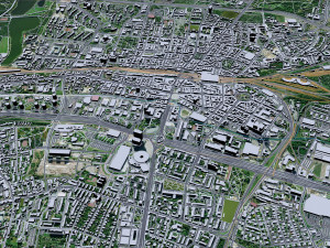Katowice downtown city Poland 8km Modelo 3D