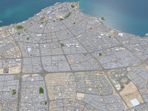Kuwait downtown city 25km Modelo 3D