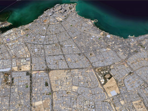 Kuwait downtown city 25km Modelo 3D