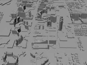Las Vegas downtown city Nevada USA 10km Modelo 3D