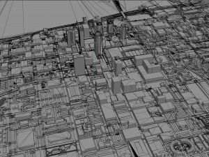 Louisville downtown city Kentucky USA 6km Modelo 3D